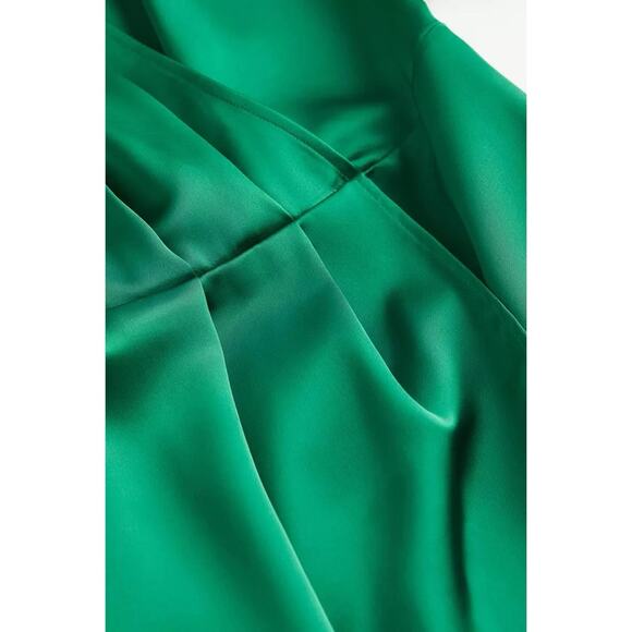 H&M Satin Wrap Dress Small NWT - Picture 8 of 9